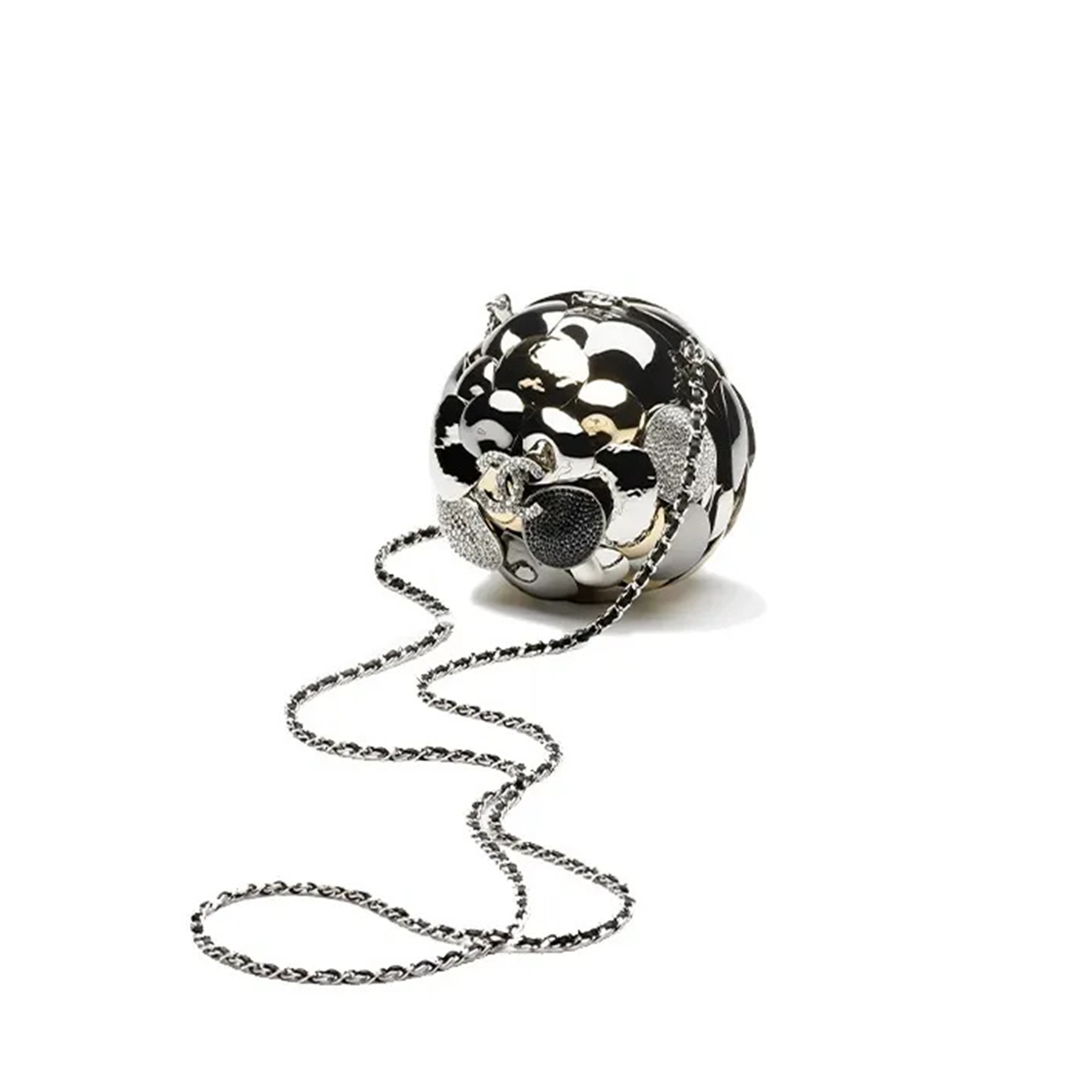 Ch**el sphere minaudiere in strass as4509 (9*9*9cm)